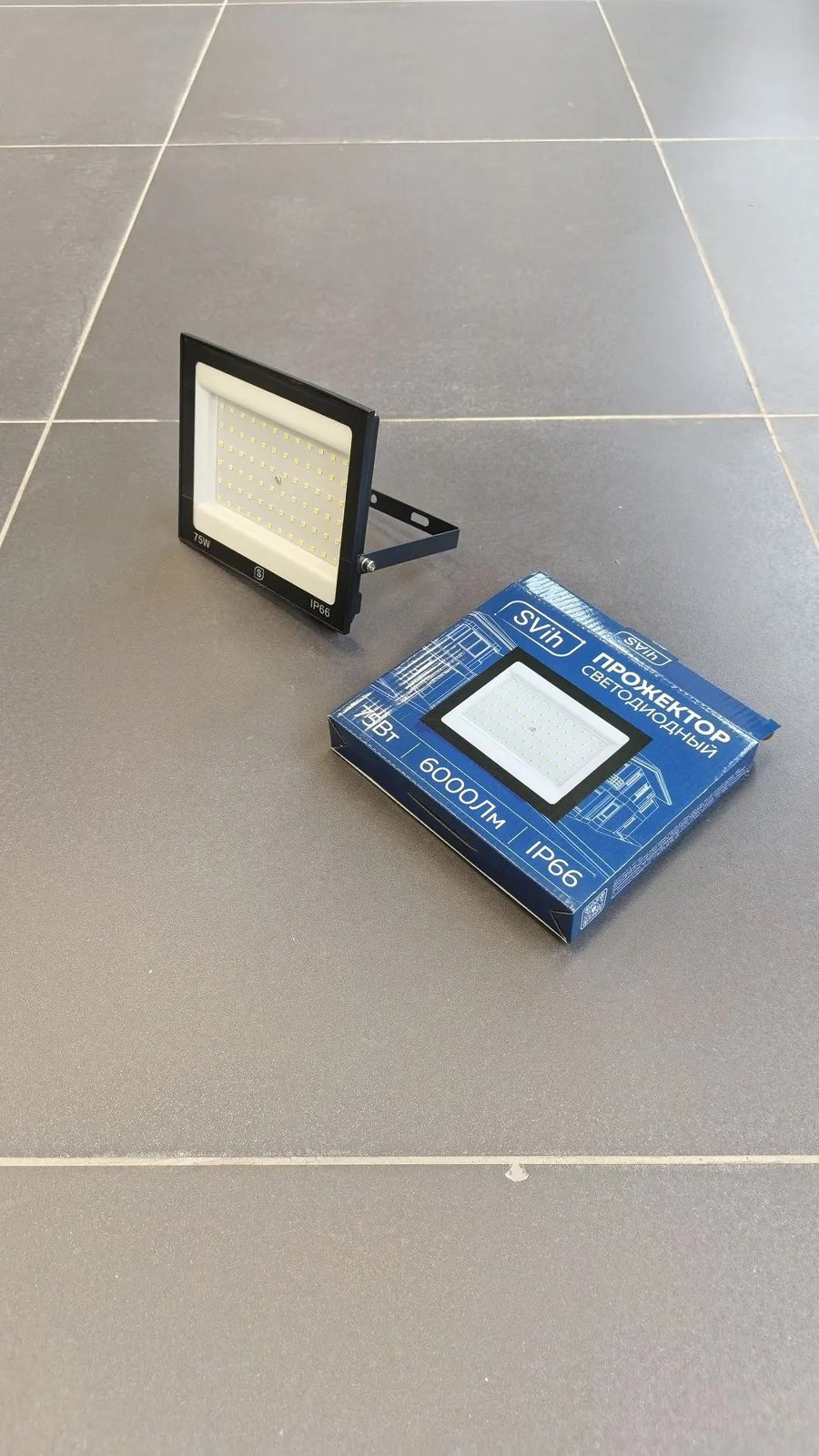 Прожектор светодиодный SVih PS-75-6 75Вт 6500К IP65